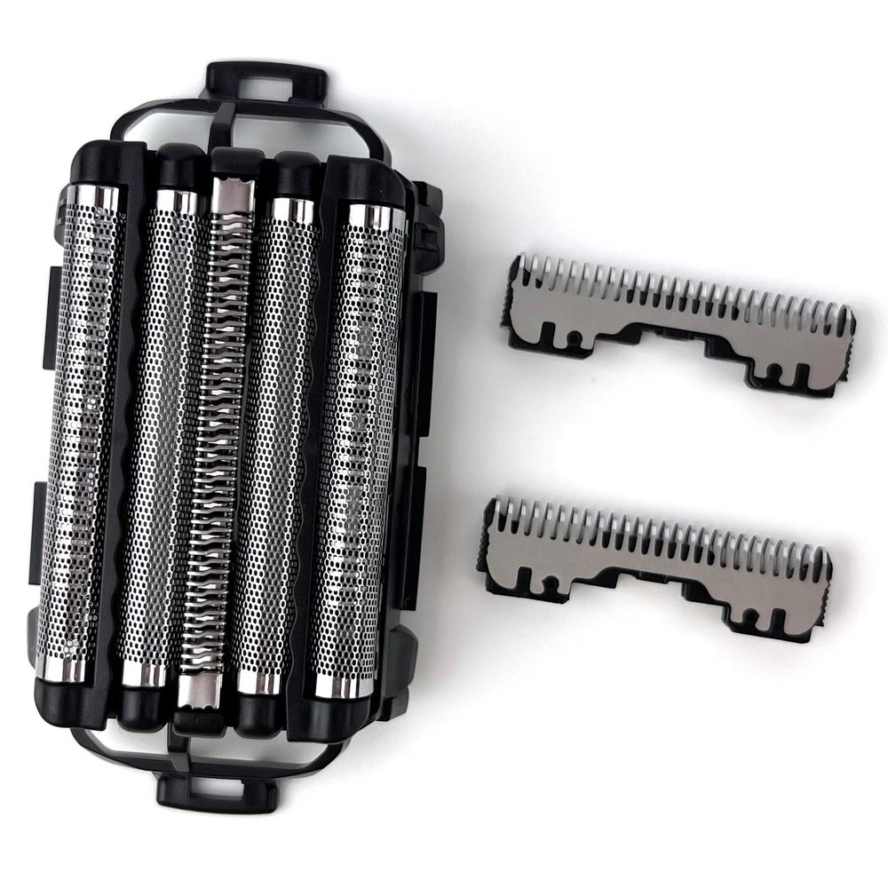 WES9032P Shaver Blades and Shaver Foil Screen Fit for Panasonic Fit for ARC5 ES-LV97-K, ES-LV67-K, ES-LV95-S, ES-LV65-S, 2pc Razor Blades & Replacement Foil