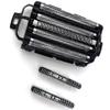 WES9032P Outer Foil and 2pc Inner Blade Replacement Shaver Head Compatible for Panasonic ES-LV97-K, ES-LV67-K, ES-LV95-S, ES-LV65-S, Replacement Cutters Fit for ARC5 5-Blade Shavers view 2