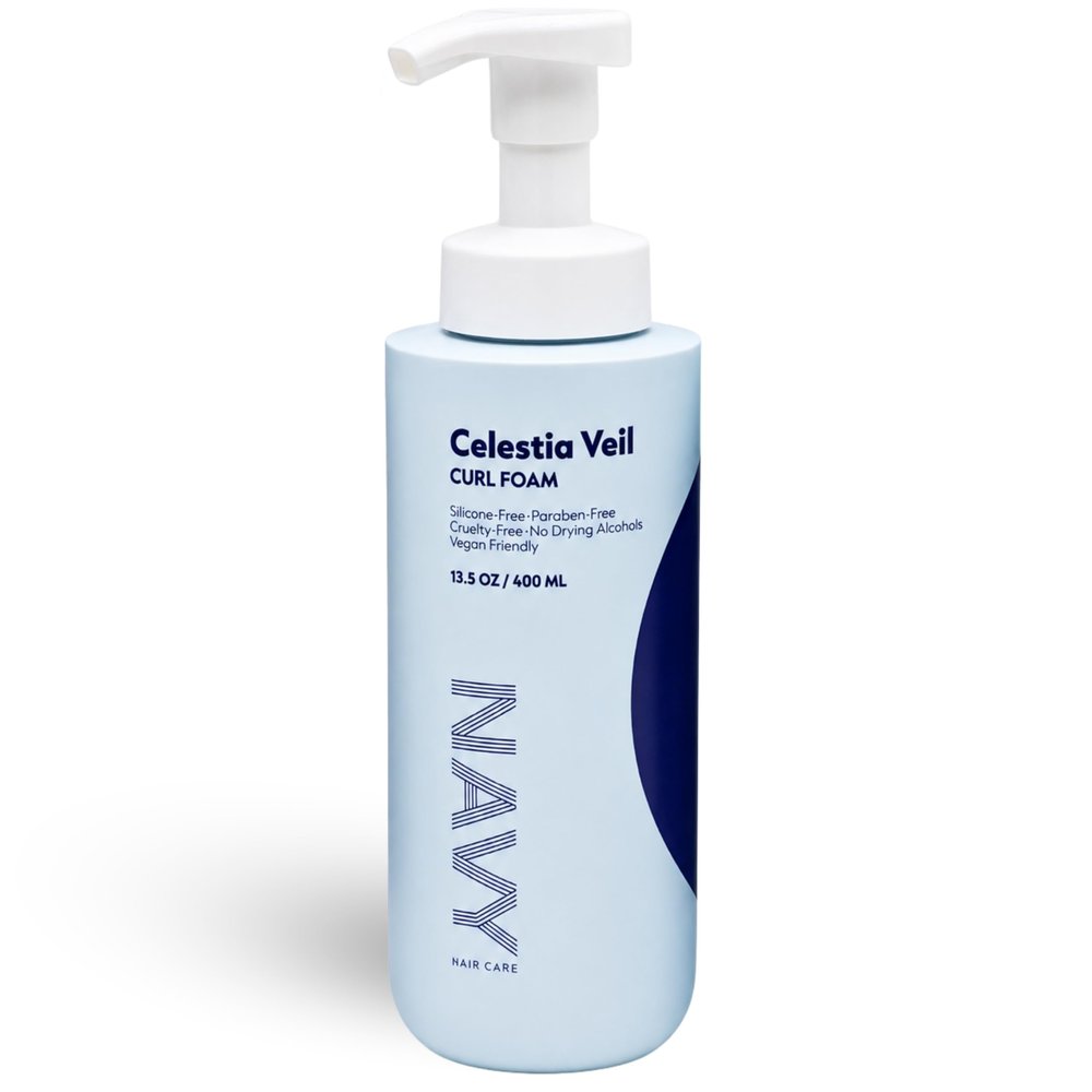 NAVY Celestia Veil Curl Foam with Aloe and Argan Oil, 13.5 oz