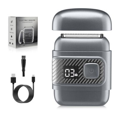 Men Reciprocating Shaver Electric Reciprocating Cordless Beard Trimmer Electric Triple Head Ergonomic