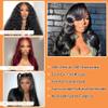 Aoque 26 Inch Body Wave 13x6 HD Transparent Lace Front Wigs Human Hair Pre Plucked with Baby Hair 200 Density Lace Frontal Human Hair wigs for Women Gluless Wigs Human Hair view 4