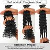 BEEOS Boho Hair for Braiding 24 Inch, 100g Human Brading Hair for Boho Braids #1 Jet Black, Long-Lasting Deep Wave Curl No Weft Full Ends view 3