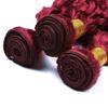 Burgundy Bundles 99J Deep Wave Human Hair Bundle Brazilian Wine Red Virgin Hair 3 Bundles 14 16 18 Inch Burgundy Deep Curly Bundle For Black Women 150G view 4