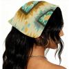 RODAILYCAY 4 Packs Triangle Head Scarf, Chiffon Hair Bandanas Kerchief, Abstract Ethnic Pattern Elastic Hair Scarf Bandanas for Women Girls view 2