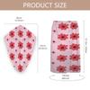 Yeahhhlife Bath Wrap Hair Towel Set, Pink Red Flowers Adjustable Closure Spa Shower Towels, Quick Dry Soft Lightweight Bath Towels Skirt Body Wrap for Women view 2
