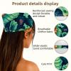 RODAILYCAY 4 Pieces Triangle Head Scarf, Chiffon Hair Kerchief, Skeleton Skull Elastic Hair Scarf Bandanas for Women Girls view 3