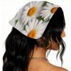 RODAILYCAY 4 Pieces Hair Scarfs, Elastic Hair Scarf Headband, Seahorse Triangle Kerchief, Non Slip Head Hairband Bandanas view 2