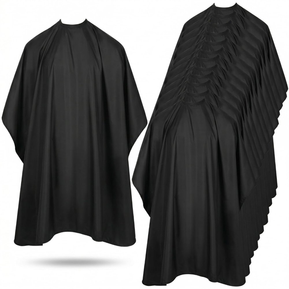 woonfond 24 Pack Waterproof Barber Cape, 51"x59" Anti-Static Salon Cape