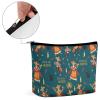MUMEHAZ Portable Lipstick Pouch Zipper Toiletry Organizer Case Makeup Bag Lightweight Cosmetic Bags (Day of The Dead Skeleton Dance) view 4