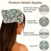 RODAILYCAY 4 Pack Triangle Head Scarf, Chiffon Hair Kerchief, Elastic Hair Scarf Bandanas for Women Girls, Vintage Ethnic Style Pattern view 3