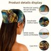 RODAILYCAY 4 Pieces Hair Scarf, Chiffon Head Kerchief, Daisy Non Slip Triangle Headband Bandana for Women Girls view 3