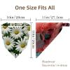 RODAILYCAY 4 Pieces Hair Scarf, Chiffon Head Kerchief, Daisy Non Slip Triangle Headband Bandana for Women Girls view 4
