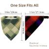 RODAILYCAY 4 Pack Hair Scarfs, Elastic Hair Scarf Headband, Triangle Kerchief, Checkered Pattern Non Slip Head Hairband Bandanas view 4