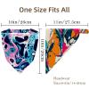 RODAILYCAY 4 Packs Hair Scarfs Headband, Colorful Marble Texture Pattern Triangle Head Scarves, Non Slip Hairband Bandanas, Head Kerchief for Women Girls view 4