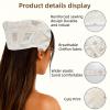 RODAILYCAY Retro Beige Ethnic Pattern 4 Packs Hair Scarf, Chiffon Bandanas Kerchief, Non Slip Triangle Headband Bandana for Women Girls view 3