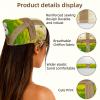 RODAILYCAY 4 Pack Triangle Head Scarf, Chiffon Hair Kerchief, Elastic Hair Scarf Bandanas for Women Girls, Colorful Beach Glass Pattern view 3