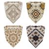 RODAILYCAY 4 Pack Hair Scarfs, Abstract Geometric Ethnic Pattern Elastic Hair Scarf Headband, Triangle Kerchief, Head Hairband Bandanas view 1