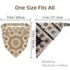 RODAILYCAY 4 Pack Hair Scarfs, Abstract Geometric Ethnic Pattern Elastic Hair Scarf Headband, Triangle Kerchief, Head Hairband Bandanas view 4