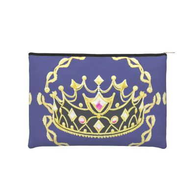 ZQYTGFDC Fantasy Tiara Women Zipper 8.9 x 6.5Inches Small Toiletry Organizer for Valentine's Day Friend Girlfriend Gifts