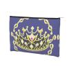 ZQYTGFDC Fantasy Tiara Women Zipper 8.9 x 6.5Inches Small Toiletry Organizer for Valentine's Day Friend Girlfriend Gifts view 2