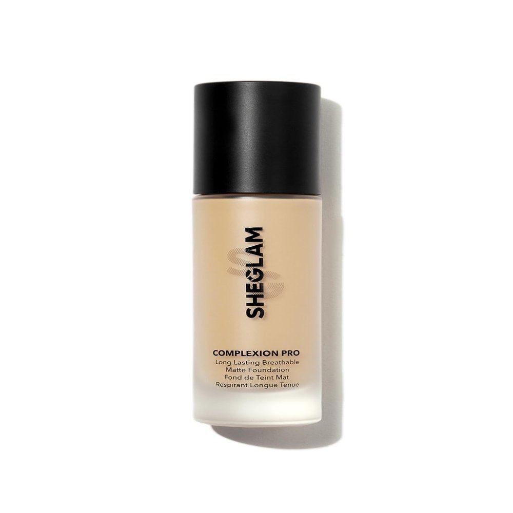 SHEGLAM Full Coverage Foundation Makeup Long Lasting Waterproof Matte Dewy Liquid Foundation-Shell