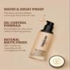 SHEGLAM Full Coverage Foundation Makeup Long Lasting Waterproof Matte Dewy Liquid Foundation-Shell view 4
