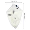 TEHAUX 2pcs Microfiber Hair Towel Wrap for Long and Curly Hair for Women Ivory White for Home and Travel view 2