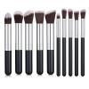 10 Pcs Makeup Brushes Set Include Soft Synthetic Foundation Concealer Blush Highlighter Brushes Eye Nose Eyeshadow Blending Shadows Smudge Brush Tools for Travel and Daily Powder Liquid Cream Cosmetic view 1