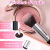 10 Pcs Makeup Brushes Set Include Soft Synthetic Foundation Concealer Blush Highlighter Brushes Eye Nose Eyeshadow Blending Shadows Smudge Brush Tools for Travel and Daily Powder Liquid Cream Cosmetic view 3
