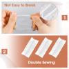 200 Pcs Ear Covers for Shower, Disposable Plastic Ear Covers for Hair Dye, Showering, and Hair Dryer, Soft Elastic & One Size Fits Most Women & Men, Disposable Clear Plastic view 4