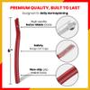 Jia Dermaplane Facial Metal Razor with 20 Swiss-Made Replacement Blades Eyebrow Trimmer & Face Shaver for Women and Men, Peach Fuzz & Dead Skin Cell Removal Tool (Ruby Red) view 2