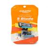Equate Men's 5 Blade Disposable Razors with Dual Lubrication, 3 Count view 1