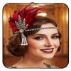 GORTIN Flapper Headband Rhinestones 1920s Headpiece Feather Roaring 20s Showgirl Hair Accessories for Women (Red, One size) view 1