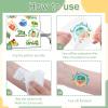 8 Sheets 200+ Happy Earth Day Temporary Tattoos Stickers Protect My Home Environment Earth Day Tattoo Stickers Favors Gifts Rewards Supplies view 4