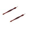 2 Pcs Practical Nail Art Tools Pedicure Cuticle Trimmer Remover Pusher Dead Skin Callus Removal Fork Creative And Exquisite Workmanship view 1