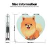 FHEBNDS Cartoon Pomeranian Dog Pocket Mirror, 1X/2X Magnifying Cosmetic Mirror Compact Travel Makeup Mirror for Purse, Foldable Handheld Beauty Mirror, Elegant Vanity Mirror for Men Women view 3