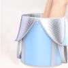Foldable Foot Soaking Bucket with Temperature Lock for Home and Outdoor Use 28.35x12.99 Inch- light blue view 2