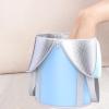 Foldable Foot Soaking Bucket with Temperature Lock for Home and Outdoor Use 28.35x12.99 Inch- light blue view 3