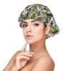 MZERSE Double Layer Satin Sleep Bonnet, Funnny Llama Soft Hair Cap Adjustable Strap for Women Curly & Braided Hair view 1