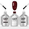 GAOY 16ml Gel Top Coat, Base Coat and 1149 Dark Red Gel Polish Set, 3 Pcs view 1