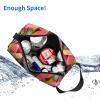Aruzdey Sour Gummy Worms Travel Toiletry Bag Toiletry Bag For Women Men Hanging Cosmetic Bag Travel Accessories For Women Men view 4