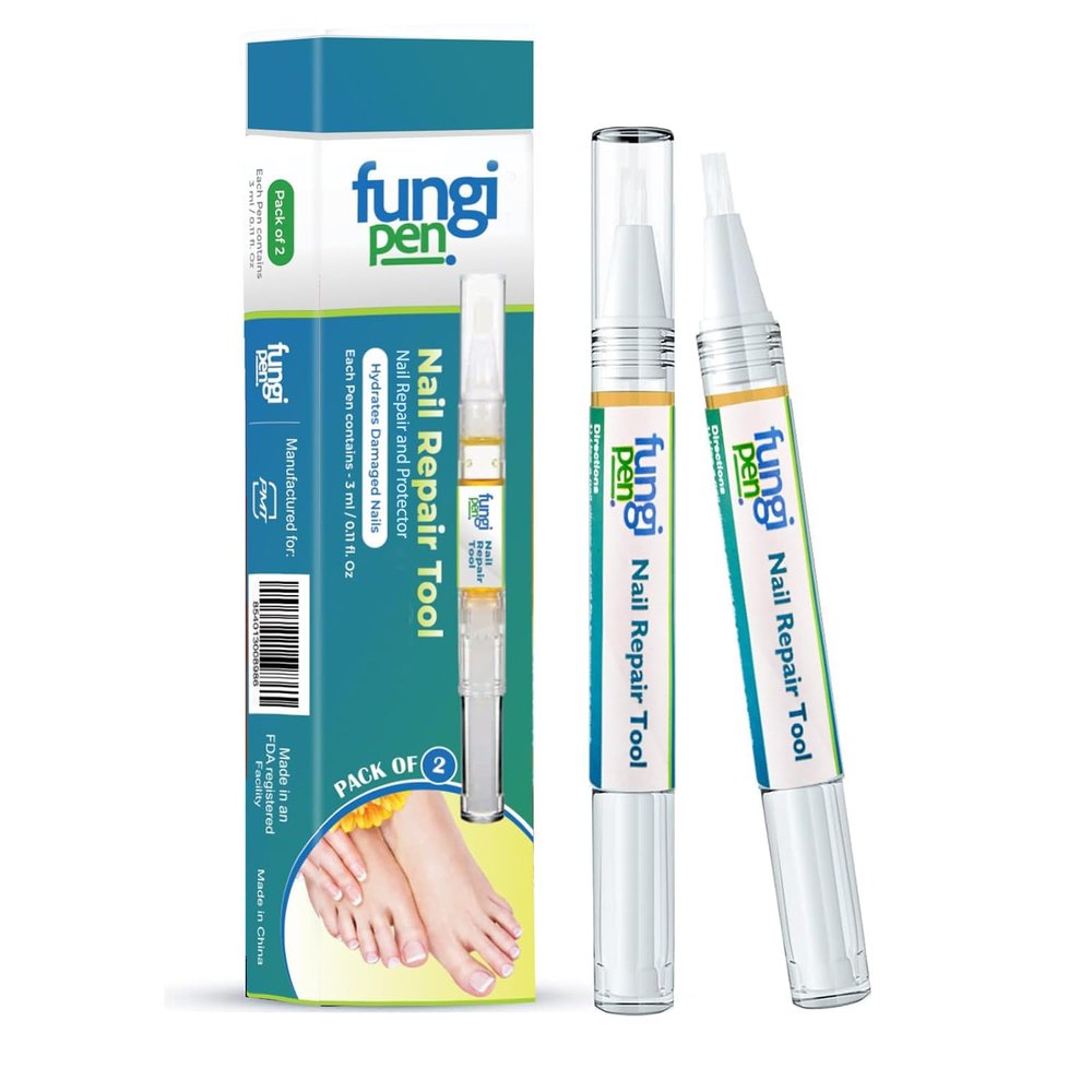 Nail Repair Pen for Toenail Damage and Discoloration, Extra Strength 2-Pack