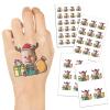 Bliver Custom Temporary Tattoos Personalized Face Tattoos with Name Party Favors for Wedding Birthday Christmas Pride Medical Alert view 1