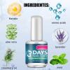 3 Days Nail Care Polish 2 Pack, Keratin Amino Acid Nail Oil Set, Moisturizing Clear Nail Care Gloss, Quick Dry Nail Conditioner for Weak Dry Nails, Daily Nail Care Solution, 16ML x 2 view 2