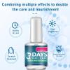 3 Days Nail Care Polish 2 Pack, Keratin Amino Acid Nail Oil Set, Moisturizing Clear Nail Care Gloss, Quick Dry Nail Conditioner for Weak Dry Nails, Daily Nail Care Solution, 16ML x 2 view 3