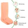 INOOMP 1 Pair Sebs Moisturizing Long Socks for Adult Overnight Foot Care, Elastic Full Foot Exfoliating Spa Socks for Dry Cracked Heels and Soft Skin Maintenance view 4
