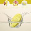 20-Count Compressed Facial Sponges Cosmetic Make Up Sponges Spa Sponge for Daily Cleansing Gentle Exfoliating Makeup Removal (Yellow) view 4