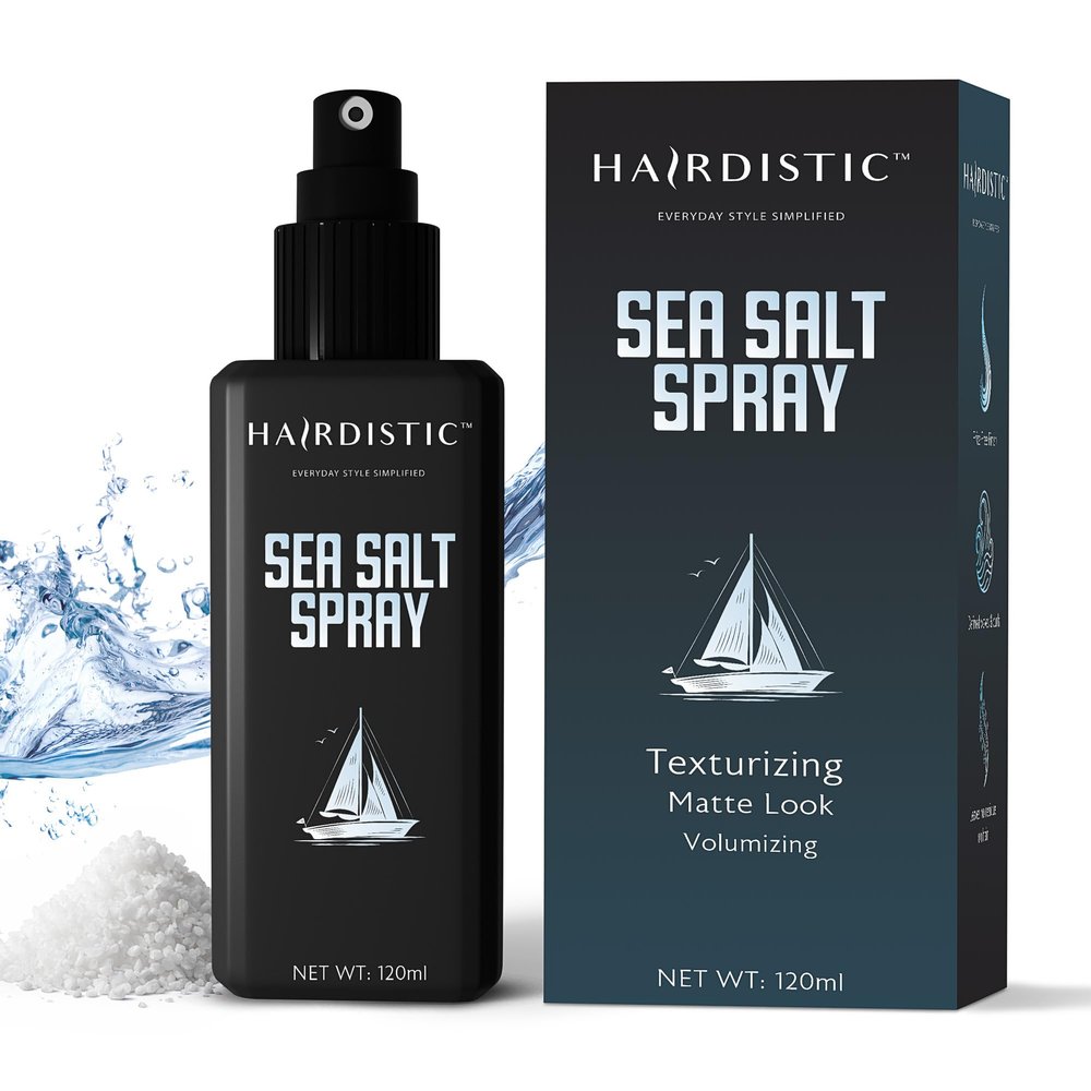HAIRDISTIC Sea Salt Spray for Men & Women - Texturizing Beach Wave Spray