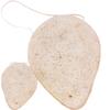 SEWACC Natural Walnut Seed Bath Sponges 2pcs Konjac Face Cleansing Pads Exfoliating Makeup Remover Sponges for Women Travel Facial Cleaning view 1