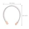 Sewroro Rhinestone Hairband Artificial Pearl Head Accessory Alloy Decorative Headband Bridal Headpiece for Women and Wedding Party view 2